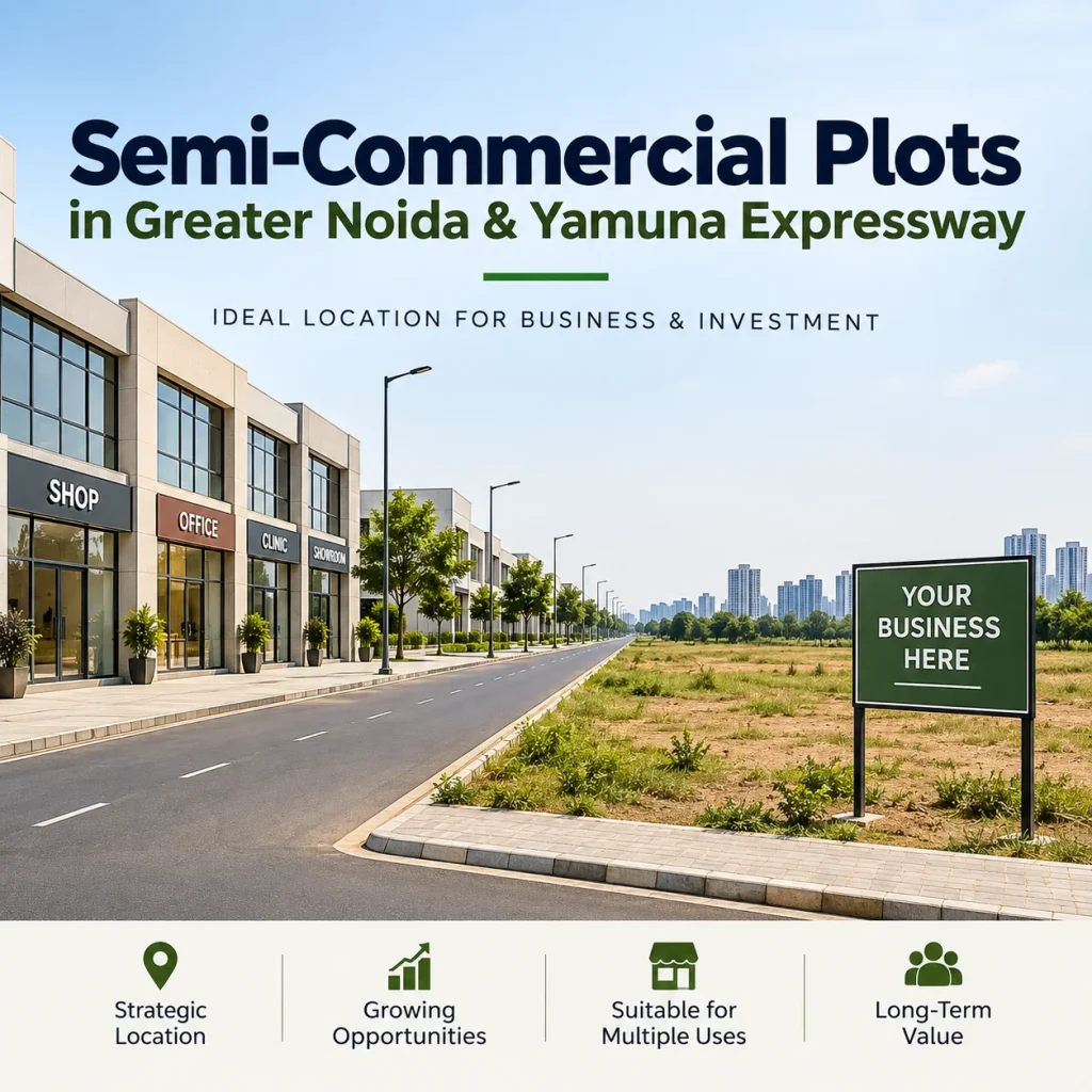 Semi Commercial Plots in Yamuna Expressway